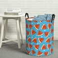 thumbnail image 7 of KLL Cartoon Watermelon Waterproof Foldable Laundry Hamper Bucket with Handles for Storage Bin,Kids Room,Home Organizer (Small ), 7 of 7