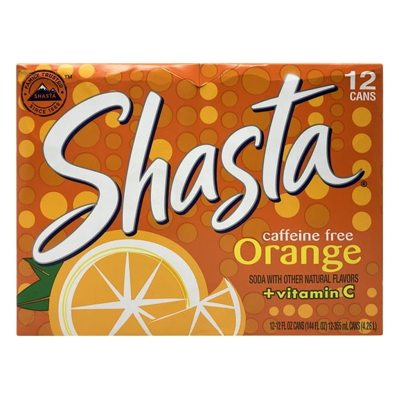 Shasta Orange Soda, 12.0 FL OZ