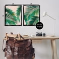 thumbnail image 4 of Stupell Industries Tropical Palm Fronds Plants & Flowers Painting Black Floater Framed Canvas Art Print Wall Art, 31 x 25, Set of 2, 4 of 10