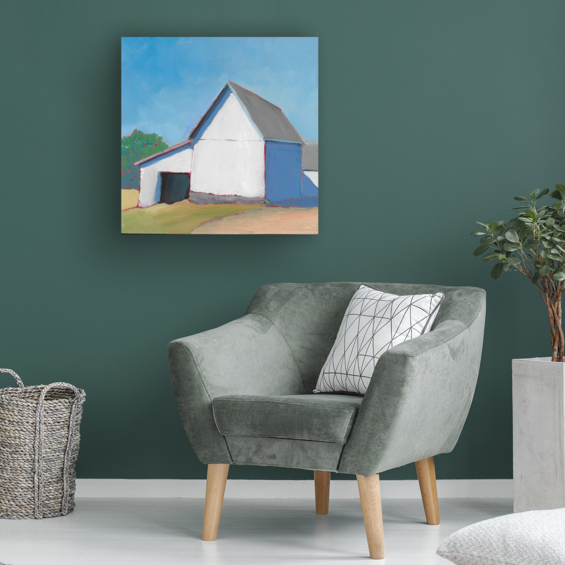 Trademark Fine Art Carol Young Homestead Barn VI Canvas Wall Art