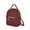 Red#872, variant on Cadorn Leather Backpack Cute Casual Crossbody Bag with Zippered Pockets for Daily Use Commuting Travel and Shopping