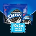 thumbnail image 5 of OREO Zero Sugar Chocolate Sandwich Cookies, 10 Snack Packs (2 Cookies Per Pack), 5 of 5