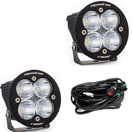 Baja Design 737801 LED Light Pods Clear Lens Spot Pair Squadron R Racer Edition