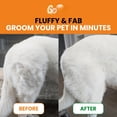 thumbnail image 4 of 2-in-1 Dematting Comb For Dogs  Pet Rake Double-sided Dog Brush Shedding Deshedding Cats Undercoat Mat Tool Long Haired Matting Hair, 4 of 8