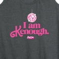 thumbnail image 3 of Barbie The Movie - I Am Kenough Disco Ball - Women's Racerback Tank Top, 3 of 5