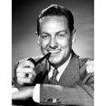 thumbnail image 2 of Studio portrait of smiling man with pipe Poster Print (24 x 36), 2 of 4