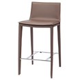 thumbnail image 2 of Home Square Palma 26" Leather Counter Height Stool in Mink - Set of 3, 2 of 4