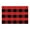 ?? Red_Hot#2333, variant on Hand-Woven Plaid Outdoor Rug 15.7x23.6in | Orange, Black, Red, Brown, Blue | Durable Polyester Low Pile Mat with Rubber Back | Modern Entryway, Porch, Patio Layered Doormat | Washable, Slip-Resistant