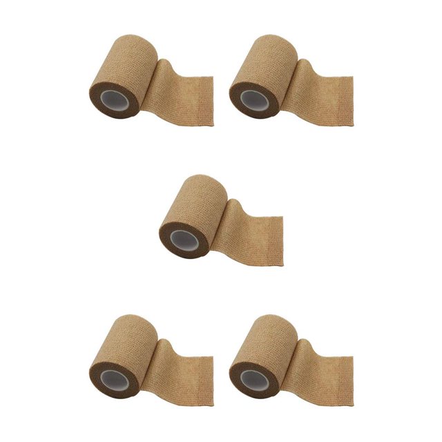 Toystoory Vendaje no tejido, tela autoadhesiva para fijación de lesiones, cinta transpirable envuelta antideslizante, suministros de vendajes Type3 NO3