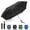 Black, variant on 54 Inch Large Golf Umbrella, Automatic Square 3 Folding Windproof Compact Travel Rain Umbrella
