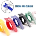 thumbnail image 2 of Cmple - Reusable Cable Ties, Nylon Adjustable Cord Organizer, Hook Loop Cable Management Mountable Head Cable Wire Ties, 60 PCS, 6 inch - Multicolor, 2 of 2