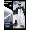 thumbnail image 3 of Pantalones de Nieve Impermeables y Aislados para Hombre FREE SOLDIER Blanco XL, 3 of 8