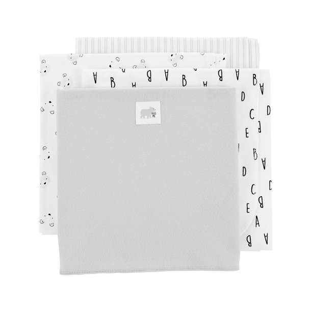 Child of Mine by Carter's 4 Pack Receiving Blanket, Unisex