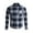 Navy, variant on CANADA WEATHER GEAR Men's Flannel Shirt - Casual Button Down Long Sleeve Sweatshirts for Men (M-XXL)