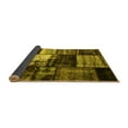 thumbnail image 2 of Ahgly Company Indoor Square Persian Yellow Bohemian Area Rugs, 4' Square, 2 of 4