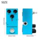 thumbnail image 5 of IRIN EF-03 Electric Guitar Effect Pedal Portable Guitar Effector Mini Single Electric Guitar Effect Pedal with True Bypass - Crunch Distortion (Blue), 5 of 5
