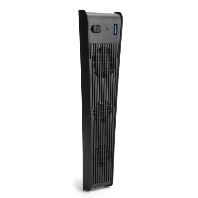 Game Console Cooler, Portable Cooling Fan Sturdy Excellent Heat Dissipation Effects Multifunctional For PS5 Controller Black