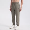 thumbnail image 4 of Zszcpp Men Work Pants Sweat Drawstring Running Fitness Ice Feeling Hundred Models Ice Silk Long Lounge Trousers Casual Trouser, 4 of 4