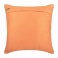 thumbnail image 3 of The HomeCentric Euro Pillows Orange European Shams Pack of 2, 26x26 inch (65x65 cm) Suede Euro Size Pillow Shams Striped Pintucks Textured European Sham&nbsp;Covers - Smoked Salmon, 3 of 3