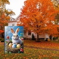 thumbnail image 5 of Cartoon Washable Yard Flag for Front Door Outdoor Lawn Backyard Yard Deco Flowers Colorful Vivid Versatile Camper Decorations 28x40 Inches Easter Eggs Cute Durable Garden Flags, 5 of 6