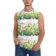 thumbnail image 1 of Fotbe Plants and Insects Men's Camiseta sin Mangas Estampada para Hombres, Playera Casual para Gimnasio, Entrenamiento, Playa-XX-Large, 1 of 7