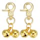 thumbnail image 1 of Uxcell 2 Pcs Cat Bell, Small Pet Collar Bells Keychain Cute Bulk Loud Jingle for Backpack Keychain Pendant Accessories DIY Crafts Christmas Decorations, Gold, 1 of 6