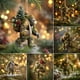 thumbnail image 2 of Adorno navideño Sasquatch, colgante plano de acrílico 2D, decoración para el árbol de Navidad, regalo festivo para los amantes del surf, 2 of 7