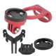 thumbnail image 5 of Soporte de extensión de vástago de aluminio para computadora de bicicleta con soporte de linterna integrado, rojo, 5 of 8