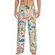thumbnail image 1 of Fotbe Famous Places Pantalones de Pijama para Hombre, Pantalones de Dormir, Pantalones de Casa con Cintura Ajustable y Bolsillos-Medium, 1 of 6
