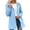 Light Blue, variant on Winter Warm Women Jacket Coat Lightweight Hiking Windbreaker Anorak Jacket With Hood Pockets And Striped For Outdoor Adventures Soft Comfortable Long Sleeve Hooded Jacket For Women
