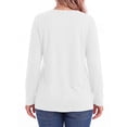 thumbnail image 4 of MOSHU 3 Pack T Shirts for Women Crew Neck Plus Size Women Shirts Long Sleeve Tees Casual Basic Fall Tops, 4 of 9