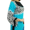 thumbnail image 2 of Bimba Designer Ethnic Indian Kurta Kurti Rayon Tunic Blouse With Asymmetrical Hem, 2 of 9