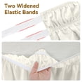 thumbnail image 5 of Beige Full Bed Skirt, 18-Inch Tailored Drop, Wrap-Around Dust Ruffle, Easy Install, 5 of 8