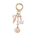 thumbnail image 2 of Kokiya Beach Keychain Key Holder Women Girls Car Keyring for Party Birthday Handbag Pink, 2 of 9