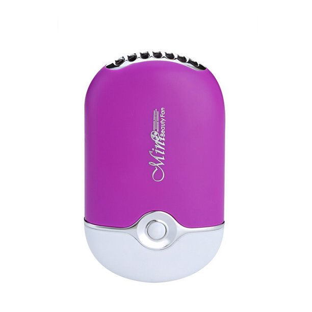 EeaseMX Mini ventilador USB para el aire acondicionado y secador rápido de extensiones de pestañas (morado)