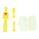 thumbnail image 1 of Kids Silicone Toothbrush Cartoon Soft Cleaning Toothbrush Oral Care for 6‑12 Months ToddlerYellow, 1 of 4