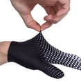 thumbnail image 4 of 1 Pieza de Billar Tiradores Tacos 3 Dedos Guante Guantes para Mano Izquierda Accesorios, 4 of 5