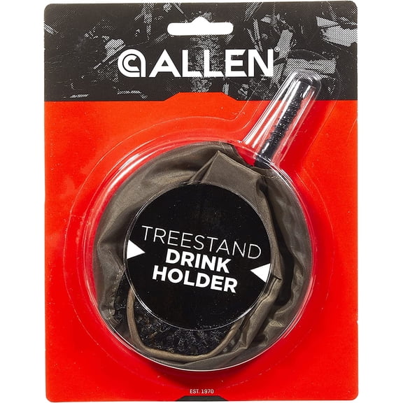 Allen Company Hunting Screw-in Treestand Drink Bottle Holder, Fits 3.25" Bottles,Brown/Black,5279