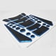 thumbnail image 5 of Universal Fish Motocicleta Sport Tank Gas Pad Sticker Azul / Oro Zulema Protector del gas del tanque, 5 of 7