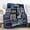 Police1, variant on US Flag Nurse Throw Blanket Gifts for Women Girls Nurses, America Retro Decoration for Home Bedroom Living Room Office Dorm, Soft Comfort Lightweight Throw Blankets Black 50"x60"