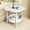 White, variant on 2 Tier Multifunctional End Table, 16*19" Sofa Side Table, Suitable for Small Space Bedside Table, Suitable for Living Room and Bedroom, Storage Rack, Easy to Assemble