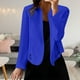 thumbnail image 1 of Chaquetas y abrigos casuales sin capucha de manga larga para mujer, blazers, chaquetas de traje, tops con empalme de encaje, blazer corto, abrigos lisos de manga larga, blusa para mujer, 1 of 6