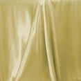 thumbnail image 3 of Efavormart Rectangle Satin Tablecloth, 90"x132" Smooth Oblong Washable Table Cloth, Decorative Silky Fabric Table Cover for Wedding, Party, Banquet- Champagne, 3 of 11