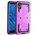 thumbnail image 1 of Mignova Moto E6 case, Heavy-Duty Shockproof Full Body Protection Rugged Hybrid Case with Rotating Belt Clip and Bracket 2019 Release(Purple), 1 of 7