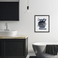 thumbnail image 3 of Stupell Industries French Country Laundry Phrase with Hanger Contour Black Framed Print Under Glass, 13 x 16, by Jesse Keith, 3 of 8