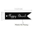 thumbnail image 5 of Inkdotpot Silver Foil Paper Hang Tags Happy Diwali Favor Tags 50 Pieces, 5 of 6