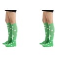 thumbnail image 1 of Sonducket 1 par de calcetines a rayas hasta la rodilla de arcoíris, elasticidad, transpirabilidad, apariencia de moda cómoda, calcetín antideslizante, Type3 NO3 Sonducket CBP288707, 1 of 6