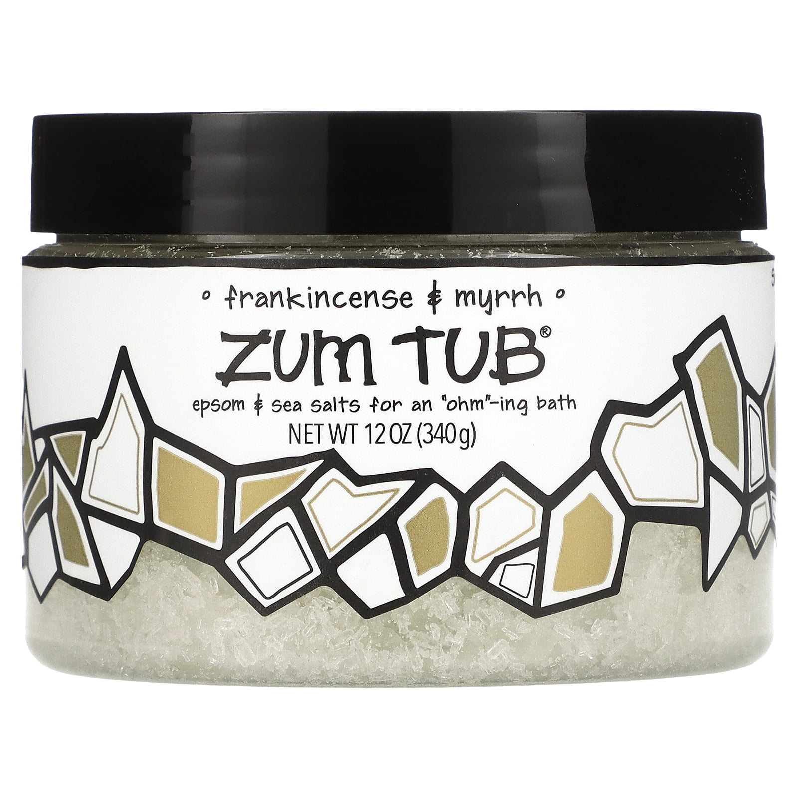 Zum Tub, Epsom & Sea Salts, Frankincense & Myrrh, 12 oz (340 g), ZUM