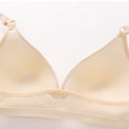 thumbnail image 5 of Bosfbaoi Women's Solid Color Ribbed Front Closure Wireless Nursing Bra, Adjustable Strap Comfort Maternity Lingerie for Breastfeeding, 5 of 9