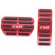 thumbnail image 3 of Pedal de acelerador de combustible de aluminio para coche, cubierta de Pedal de freno para Trumpchi GS8 GS7 2017 2018 2019 2020 2021 2022, accesorios, 3 of 5